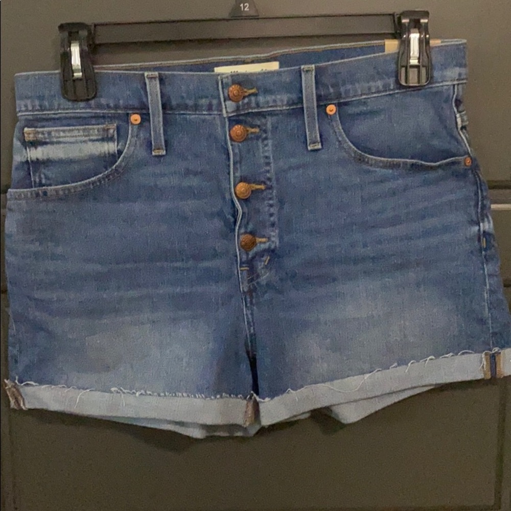 Madewell high waisted shorts